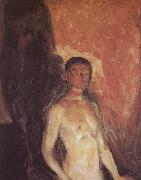 Edvard Munch Self-Portrait in the hell oil